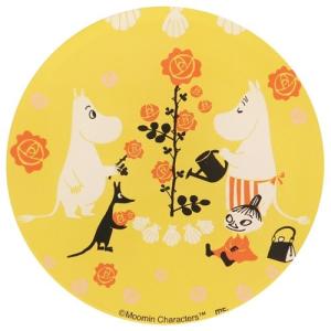 ムーミン コップ敷き アクリルコースター MOOMINMAMA'S ROSE 総柄 GR 北欧 キャラクター グッズ メール便可