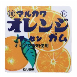 昭和レトロ駄菓子 ミニシール ダイカットビニールステッカー オレンジフーセンガム おもしろ雑貨 グッズ メール便可