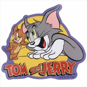 トムとジェリー ビッグシール ダイカットビニールステッカー トムとジェリーとロゴ ワーナーブラザース キャラクター グッズ メール便可