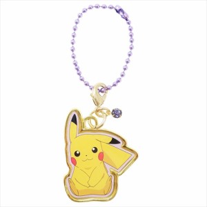 ポケットモンスター キーチェーン 誕生石カラーキーホルダー 12月 タンザナイト ピカチュウ ポケモン キャラクター グッズ メール便可