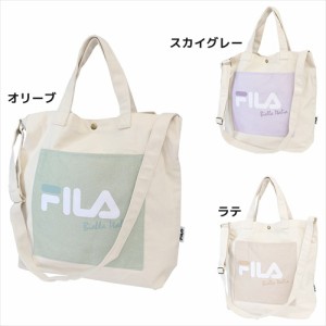 フィラ トートバッグ 2wayグレイッシュポケットトート ＦＩＬＡ スポーツブランド グッズ