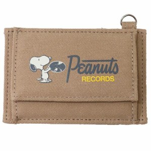 スヌーピー 小銭入れ＆パスケース パス＆コインケース PEANUTS RECORDS BE ピーナッツ キャラクター グッズ メール便可