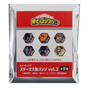 僕のヒーローアカデミア 缶バッジ トレーディングステータスカンバッジ 全7種 vol.2 少年ジャンプ メール便可