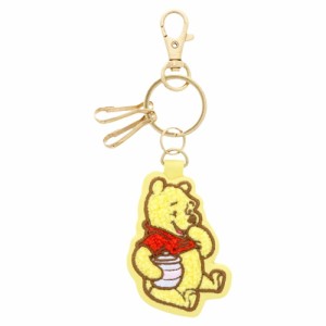 くまのプーさん キーホルダー サガラ刺繍キーリング Winnie the Pooh6 A ディズニー キャラクター グッズ メール便可