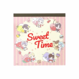 タイニータン メモ帳 スクエアメモ SweetTime B TinyTAN キャラクター 商品 メール便可