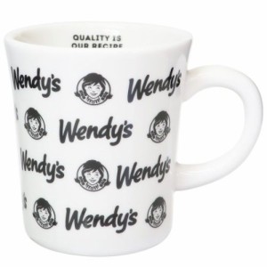 ウェンディーズ マグカップ 陶器製マグ チラシ Wendy's キャラクター グッズ