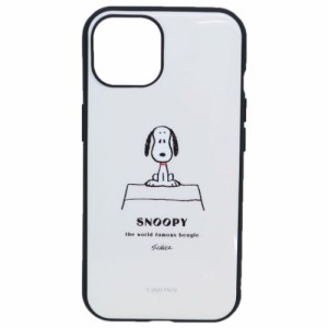 スヌーピー iPhone14Plusケース アイフォン14プラス プロテクトカバー llllfit SNOOPY ピーナッツ キャラクター グッズ メール便可