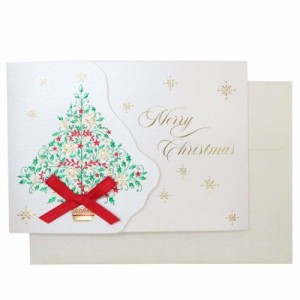 CHRISTMAS グリーティングカード イタリア製クリスマスカード ツリー8 Xmasカード グッズ メール便可
