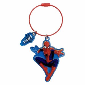 スパイダーマン ノーウェイ ホーム キーリング 2連アクリルキーホルダー Peter3 MARVEL 映画キャラクター グッズ メール便可