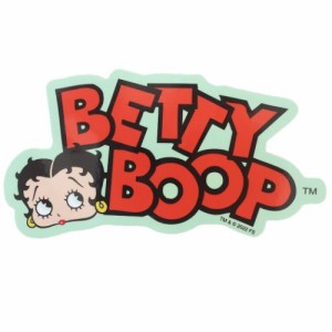 ベティブープ ビッグシール アウトドアステッカー ロゴ BETTY BOOP キャラクター グッズ メール便可