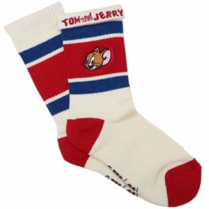 トムとジェリー 女性用靴下 Old School Socks レディース ワンポイント刺繍ソックス JERRY ワーナーブラザース メール便可