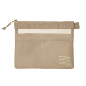 kleid クレイド ミニポーチ Mesh carry pouch mini メッシュポーチ Beige 小物入れシンプル グッズ メール便可