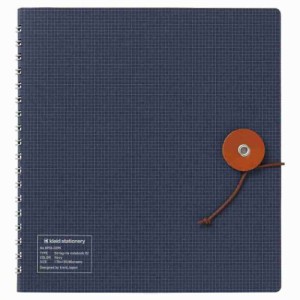 kleid クレイド 方眼ノート String-tie notebook 02 Navy 大人 仕事 ビジネス シンプル グッズ メール便可