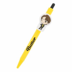 タイニータン ボールペン ノック式ダイカットボールペン 0.7 Butter Jin 新入学 TinyTAN キャラクター 商品 メール便可