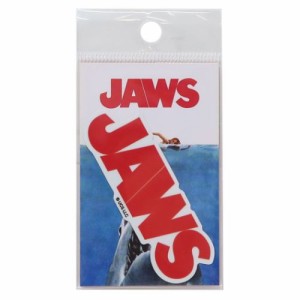 ジョーズ ビニールシール ダイカットミニステッカー ロゴ JAWS 映画キャラクター グッズ メール便可