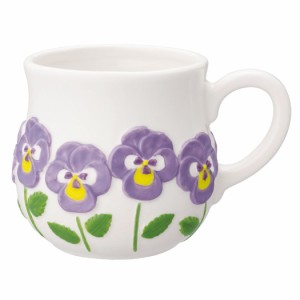 flower's tableware マグカップ お花MUG パンジー プレゼント グッズ