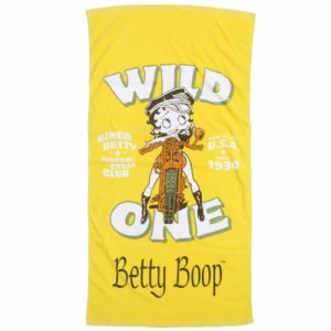 ベティブープ バスタオル プリントビッグタオル ワイルド BETTY BOOP キャラクター グッズ