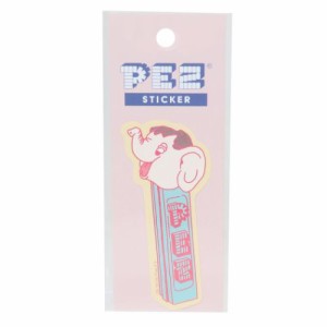PEZ ビッグシール ステッカー ELEPHANT お菓子パッケージ キャラクター グッズ メール便可