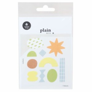 スワテリエ シールシート プレーンデコステッカー Plain Deco plain68 手帳デコ グッズ メール便可