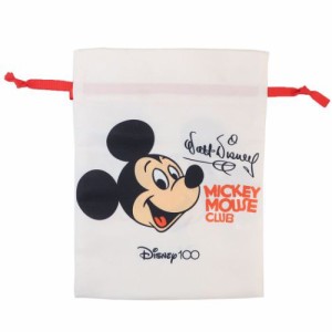 ミッキーマウス 巾着袋 トラベル巾着 きんちゃくポーチ D100 ミッキーマウスクラブ ディズニー キャラクター グッズ メール便可