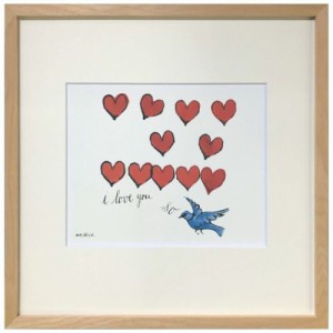 アンディ ウォーホール アートポスター Andy Warhol I LOVE YOU SO C. 1958(S-size) ギフト インテリア 取寄品