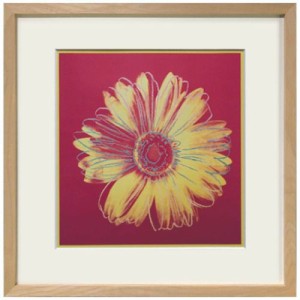 アンディ ウォーホール アートポスター Andy Warhol Daisy c.1982(fuchsia & yellow) ギフト インテリア 取寄品