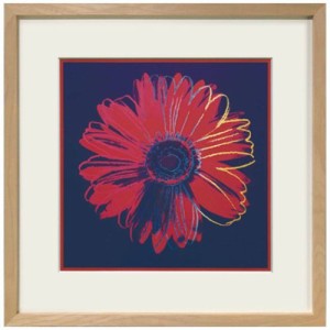 アンディ ウォーホール アートポスター Andy Warhol Daisy c.1982(blue & red) ギフト インテリア 取寄品