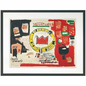 ジャン-ミシェル バスキア アートポスター Jean-Michel Basquiat Untitled (Crown) 1988 ギフト インテリア 取寄品