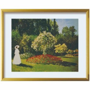 クロード モネ アートポスター Claude Monet Signora in giardno ギフト インテリア 取寄品