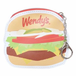 ウェンディーズ ミニポーチ ファスナーポーチ バーガー Wendy's キャラクター グッズ メール便可