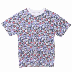 ミッキーマウス＆ミニーマウス Tシャツ T-SHIRTS いっぱい パターン Lサイズ XLサイズ ディズニー キャラクター グッズ メール便可