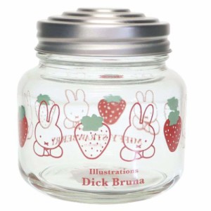 ミッフィー 保存容器 キャンディポット MIFFY STRAWBERRY ディックブルーナ 絵本キャラクター グッズ