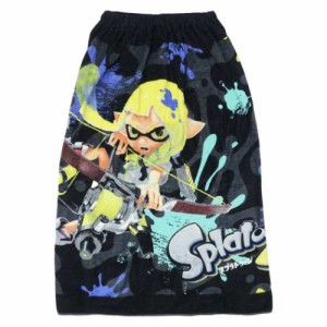 スプラトゥーン3 ラップタオル 80丈マキタオル 80cm丈巻き巻きタオル クールインク キャラクター グッズ