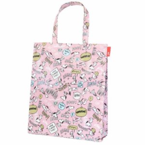 スヌーピー トートバッグ IP.A4.Lami.Peanuts-8M A4トート Pink ピーナッツ キャラクター グッズ