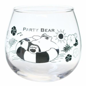 ガラスコップ ゆらゆらグラス PARTY BEAR グッズ