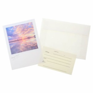 Shota POSTCARD シアーポストカード 父母ヶ浜で見た夕焼けのリフレクション おしゃれ グッズ メール便可
