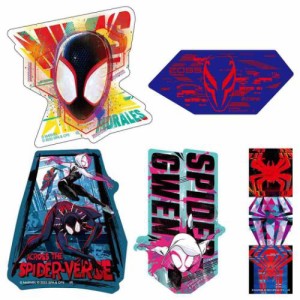 スパイダーマン：アクロス ザ スパイダーバース ダイカットシール ステッカーセット MARVEL キャラクター グッズ メール便可