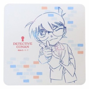 名探偵コナン テーブルウェア 角型陶製吸水コースター ラインアート コナン 少年サンデー アニメキャラクター グッズ メール便可