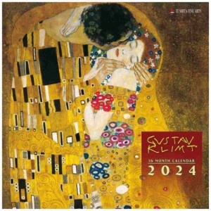 TUSHITA 2024 Calendar 壁掛けカレンダー2024年 Gustav Klimt -Women インテリア 令和6年暦