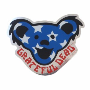 グレイトフルデッド Grateful Dead ダイカットシール キャラクターステッカー フェイス キャラクター グッズ メール便可