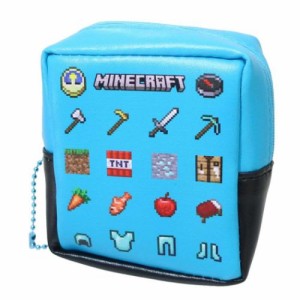 マインクラフト ミニポーチ 箱型ミニポーチ モチーフ Minecraft ゲームキャラクター グッズ