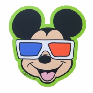 ミッキーマウス ステッカー キャラクター ３Ｄグラス デコれる ディズニー キャラクター グッズ メール便可