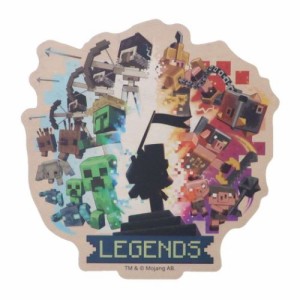 マインクラフトレジェンズ ダイカットシール トラベルステッカー LEGENDS Minecraft Legends ゲームキャラクター グッズ メール便可