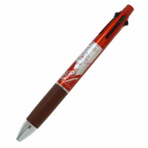 地獄楽 シャープペン＆黒赤青緑4色ボールペン ジェットストリーム 4＆1 多機能ペン ボール径0.5mm 芯径0.5mm 亜左 弔兵衛 メール便可