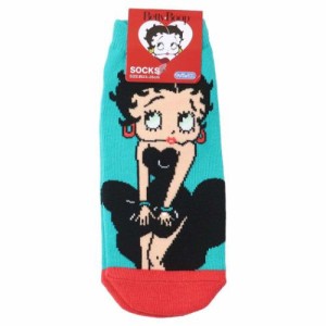 ベティブープ 女性用靴下 レディースソックス ひらり BETTY BOOP キャラクター グッズ メール便可