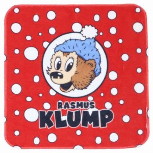 RASMUS KLUMP ラスムスクルンプ ミニタオル ハンカチタオル 赤 キャラクター グッズ メール便可