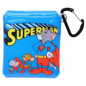 トムとジェリー ミニポーチ クリアマルチケースSS SUPERMAN ワーナーブラザース キャラクター グッズ メール便可
