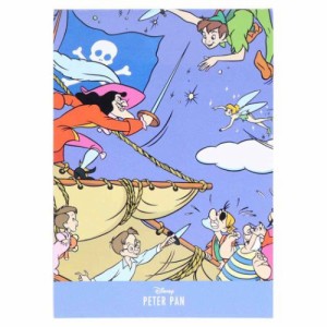 ピーターパン メモ帳 メモ A6 レトロアートコレクション1990 ディズニー キャラクター グッズ メール便可