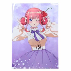 五等分の花嫁 クリアフォルダー A4クリアファイル シングル クリームソーダver. 中野二乃 アニメキャラクター グッズ メール便可