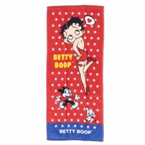 ベティ ブープ フェイスタオル シャーリングタオル ベティーバー BETTY BOOP キャラクター グッズ メール便可